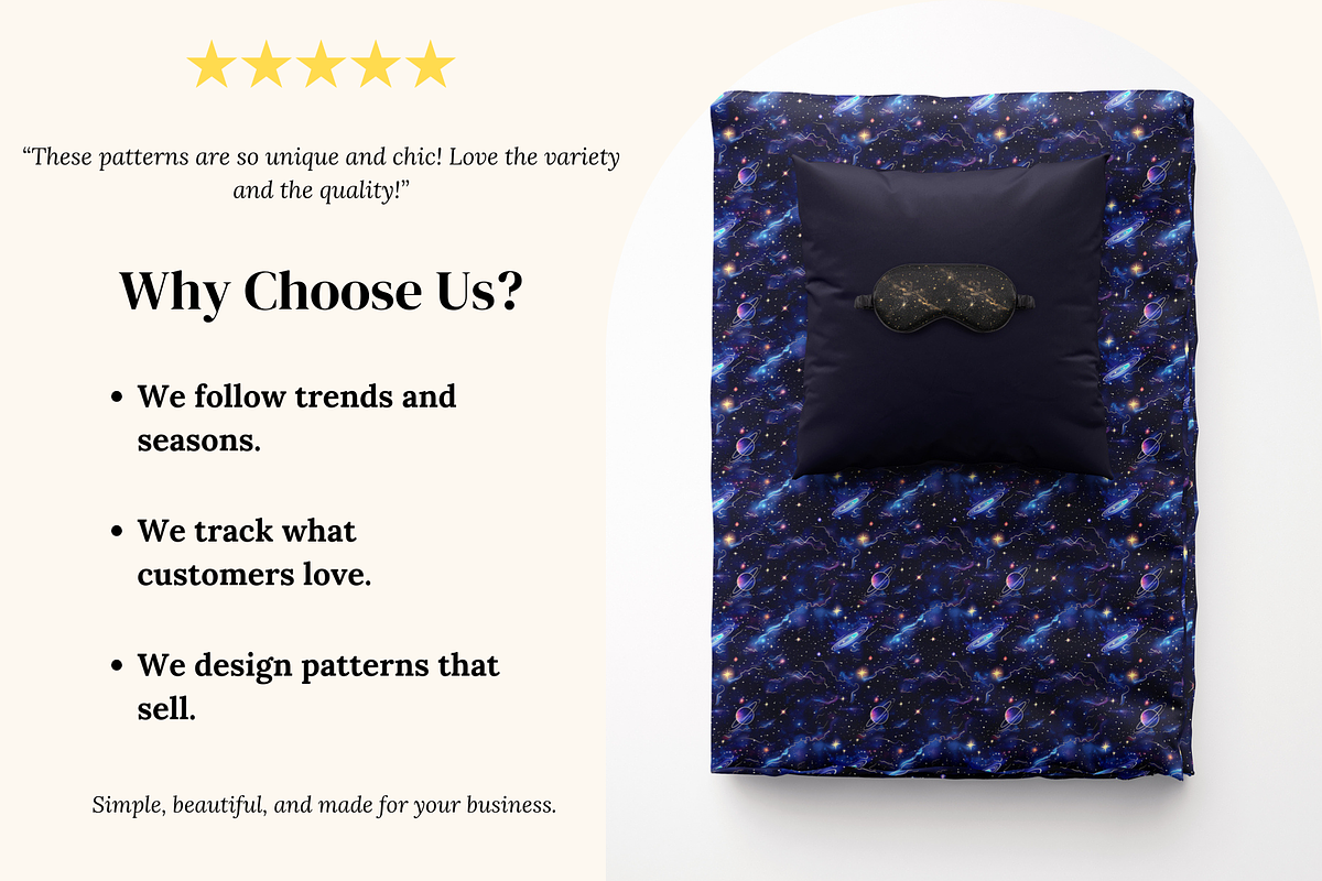 Astronomy Patterns & Prints, a Pattern Graphic by Ninterints (Photo 3 of 17)