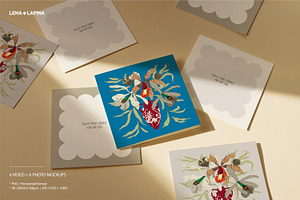 CARD VIDEO/PHOTO MOCKUP SET, a Print Template by MCKP*ME