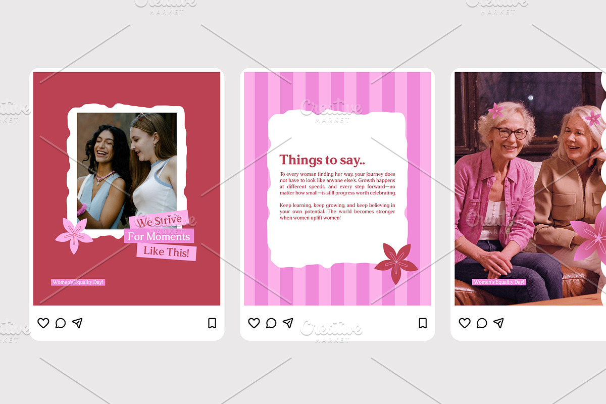 Women Equality Day - Instagram Post, a Social Media Template by Izdihaar_Studio (Photo 2 of 4)