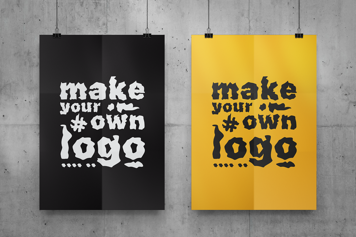 Wobble Display Font, a Sans Serif Font by typendy (Photo 4 of 8)