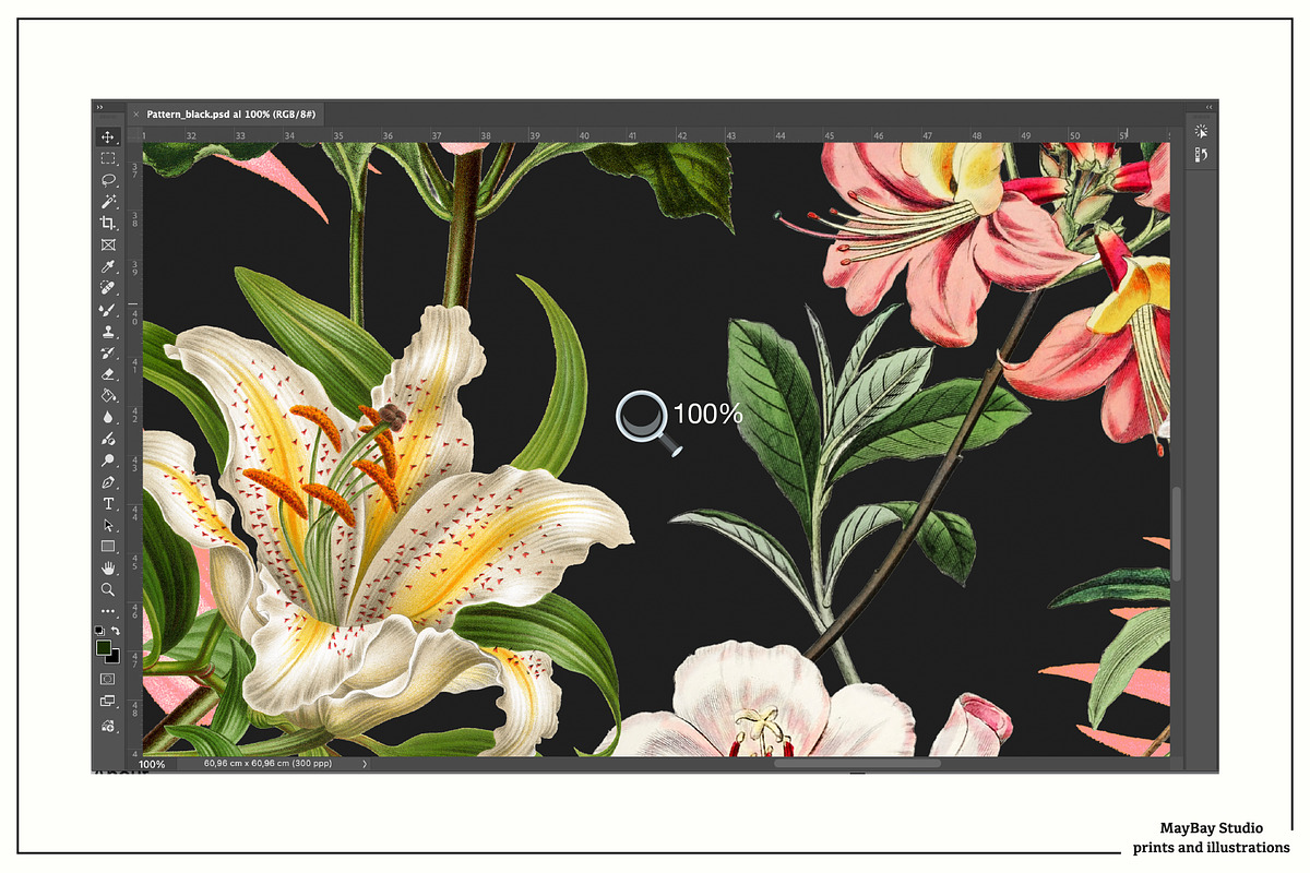 Botanical Archive Floral Pattern, a Pattern Graphic by MayBay Studio (Photo 4 of 6)