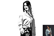 Digital Vector Drawing Ps Action, an Action Add-On by Studio Retouch (Thumbnail 5 of 12)