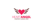 Heart Angel Logo, a Branding & Logo Template by Creative Dezing (Thumbnail 2 of 3)