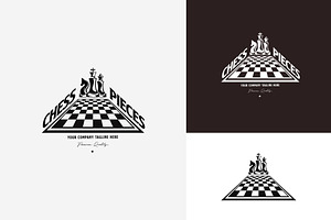 vector illustration of vintage chess, a Branding & Logo Template by Pyruos ID