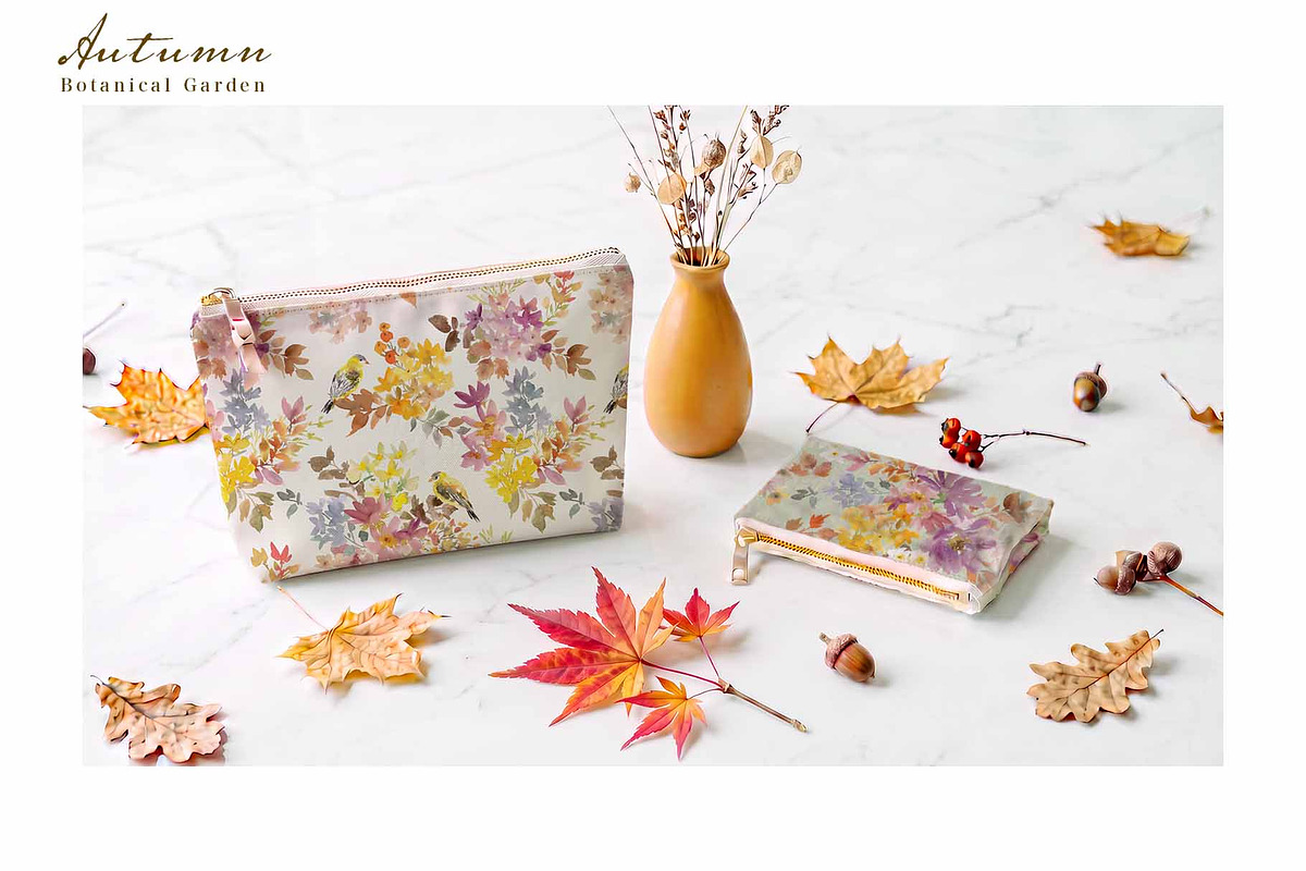 Watercolor Autumn botanical graphics, an Object Graphic by Sawango Designs (Photo 13 of 14)