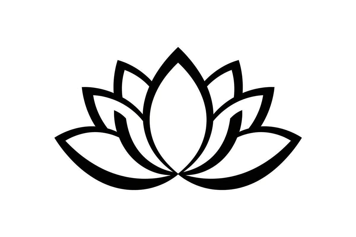 Lotus Flower Vector Icon Bundle, an Illustration by yasushie (Photo 38 of 51)