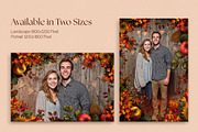 Autumn Photo Frame Template, a Layer Style Add-On by DesignerCandies (Thumbnail 2 of 7)
