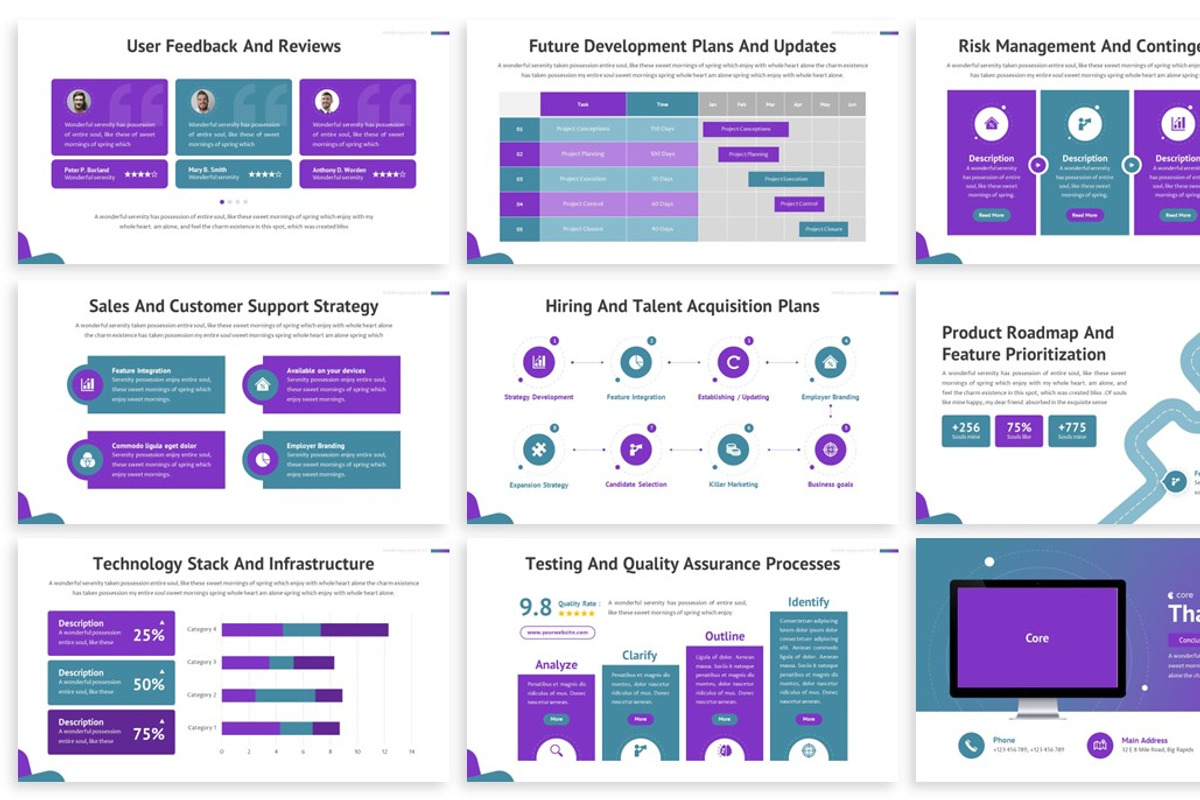 Core - Mobile Apps Powerpoint, a Presentation Template by SlideFactory (Photo 4 of 4)