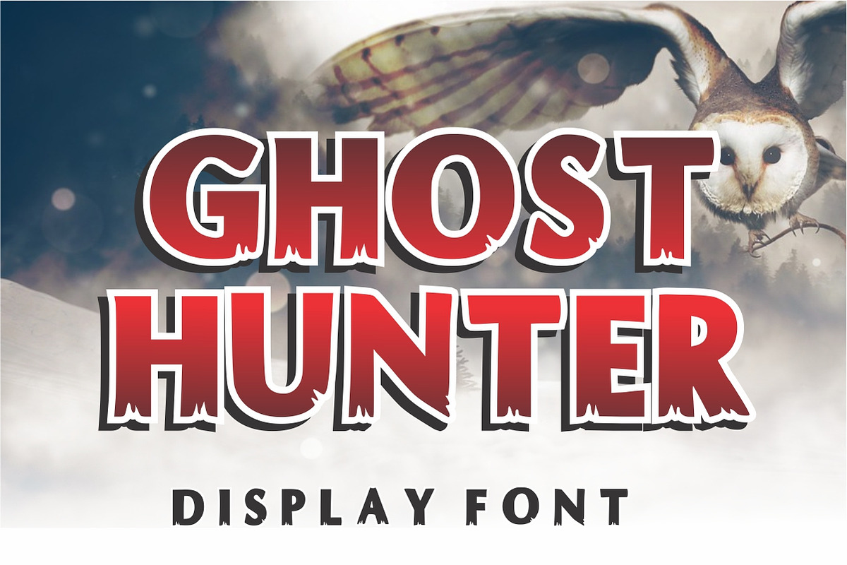 Ghost Hunter, a Font by Limited.studio (Photo 1 of 4)