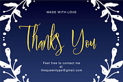 Sprightful Typeface, a Script Font by QueenType (Thumbnail 6 of 6)