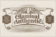 Classical Authentic Font, a Serif Font by senzana (Thumbnail 13 of 15)