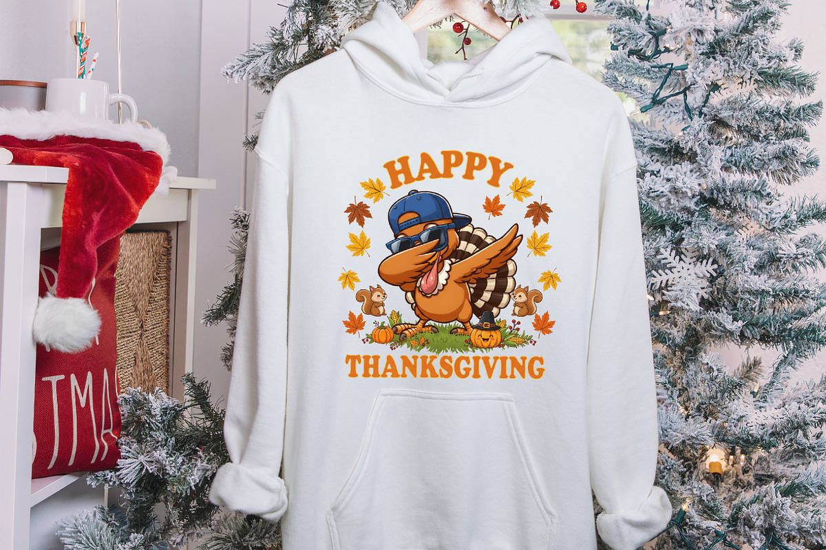 Happy Thanksgiving Boy Turkey PNG, an Illustration by designcity5 (Photo 8 of 8)