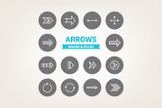 Circle arrows icons, an Outline Icon by miumiu (Thumbnail 4 of 5)