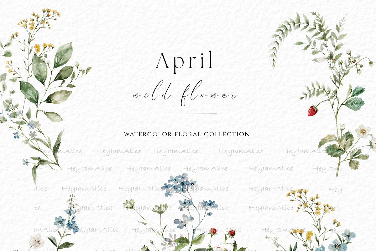 April Wild Flower, a Decorative Illustration by heyiamalice (Photo 3 of 9)