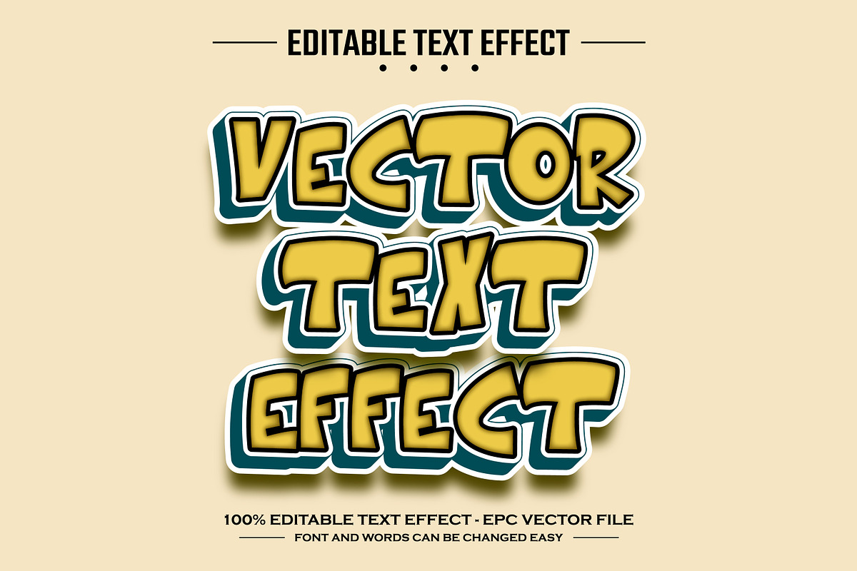 You will not 3D editable text effect, a Layer Style Add-On by nicemorning (Photo 2 of 3)