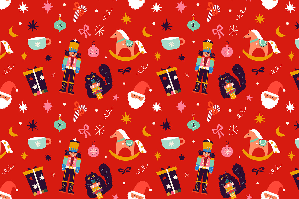 Cute Christmas collection, a Seasonal Illustration by MoleskoStudio (Photo 24 of 30)