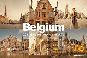 20 Belgium Lightroom Presets LUTs