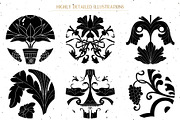 Arabesque Ornaments Collection, a Decorative Illustration by GVGraphics (Thumbnail 9 of 15)