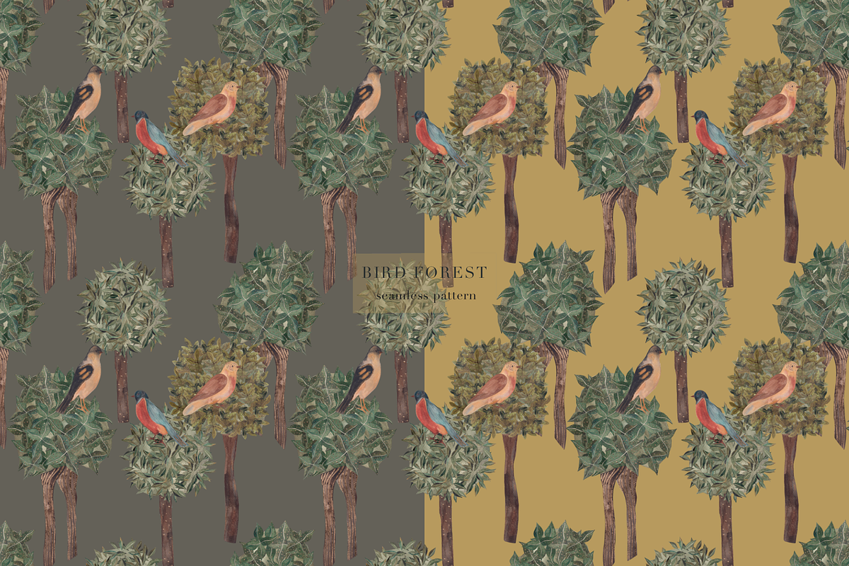 BIRD FOREST, an Illustration by PASHKOVA (Photo 13 of 13)