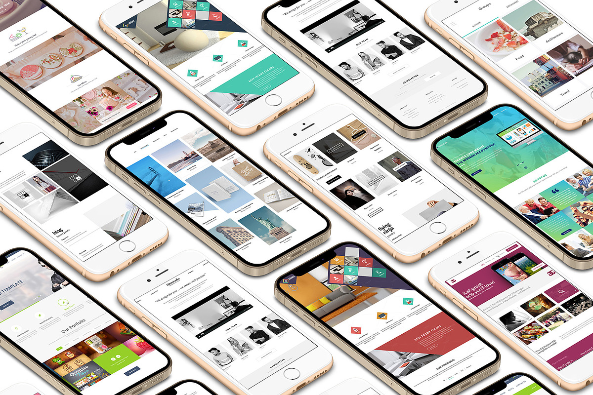 3D iPhone Presentation Mock-Up Bun 1, an iPhone Mockup by Graphicsworld125 (Photo 4 of 16)