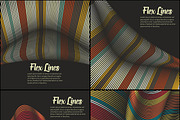 40 Flex Lines Backgrounds Part 2, a Texture Graphic by GarryKillian (Thumbnail 4 of 5)
