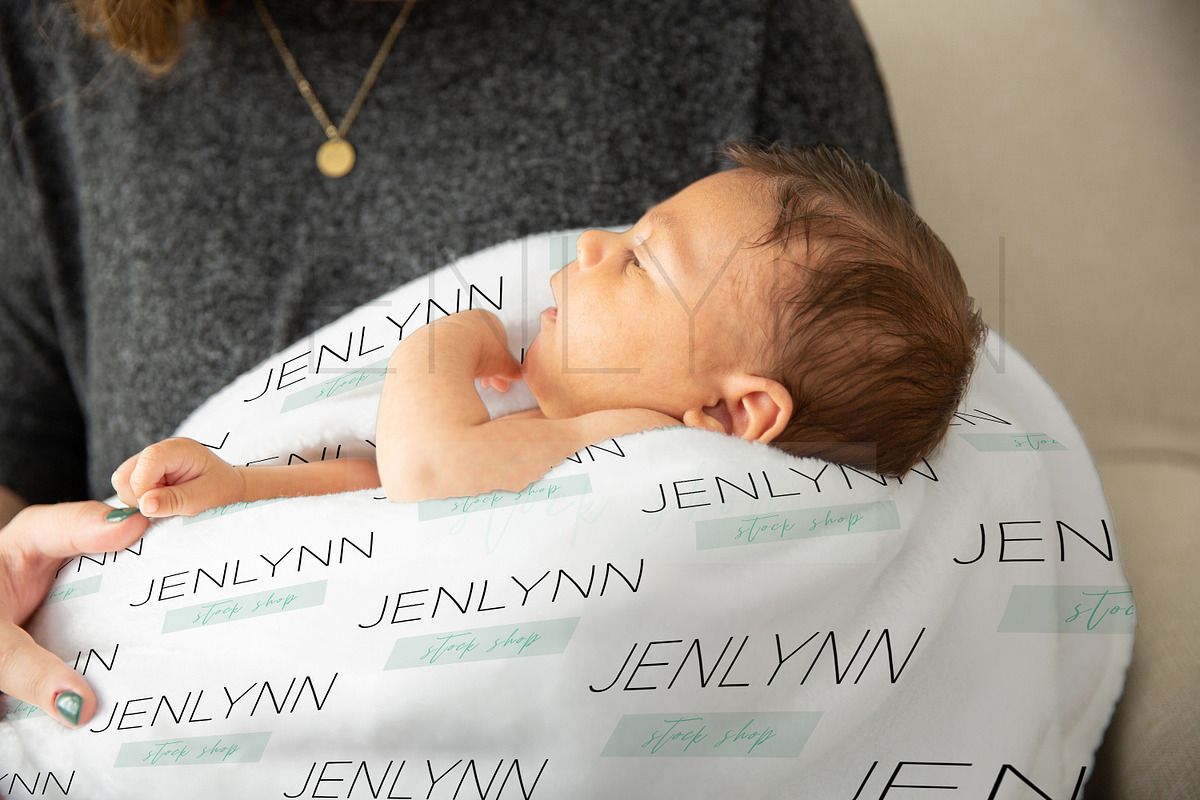 Minky Blanket Mockup #BL02, a Product Mockup by JENLYNN Stock Shop (Photo 4 of 6)