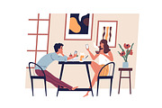 Morning routine of young couple, a Person Illustration by Good Studio (Thumbnail 1 of 3)