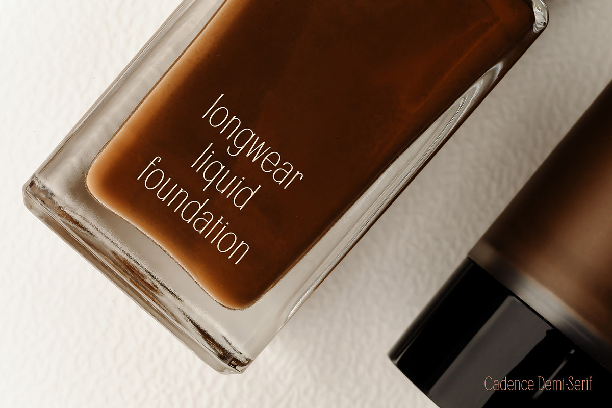 Cadence Demi-Serif Display Font, a Serif Font by Type and Graphics Studio (Photo 5 of 28)
