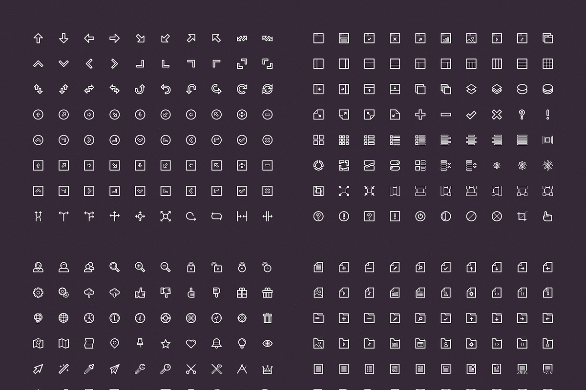 LineArt Icons preview 3