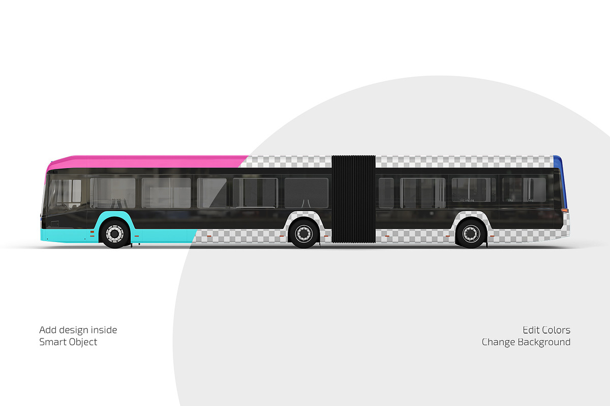 City Bus Mockup Set, a Product Mockup by Country4k (Photo 2 of 4)