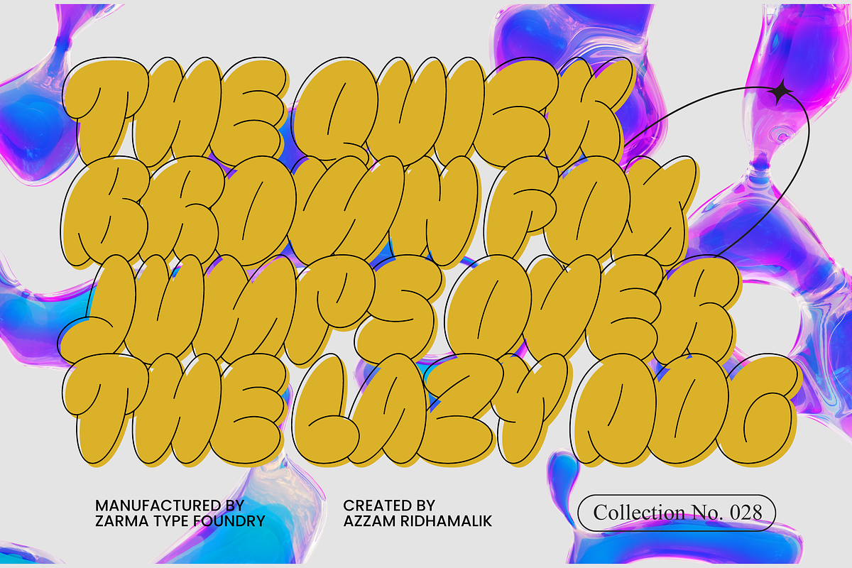 Bulbis - Bubble Font, a Handwritten Font by Zarma Type (Photo 7 of 10)