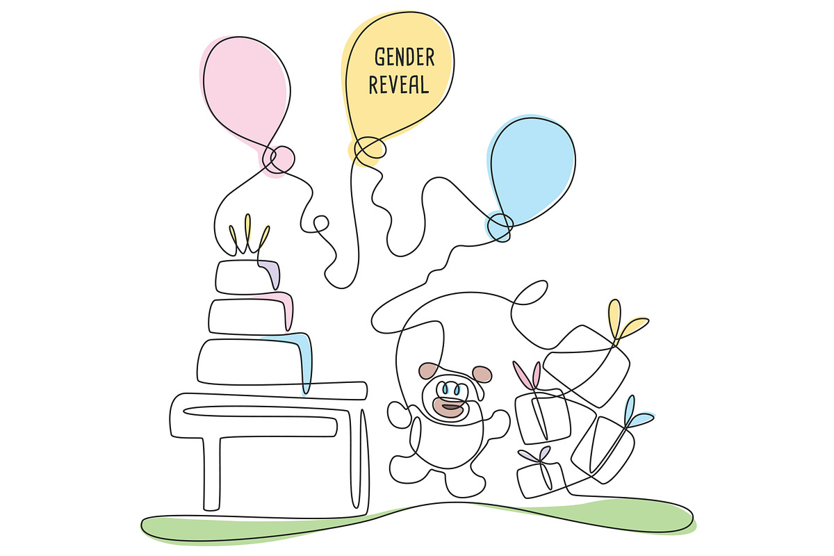 Baby Shower vector invitation card, an Invitation Template by DesignWP (Photo 3 of 3)