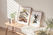 Boho Vector Art Print Elements, a Background Graphic by CojoMoxon (Thumbnail 3 of 9)