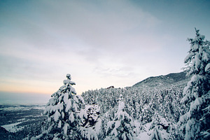 Colorful Winter Sunset