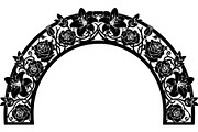 Vintage Ornamental Arch Frame Vector, a Decorative Illustration by Designer_Momina (Thumbnail 19 of 21)