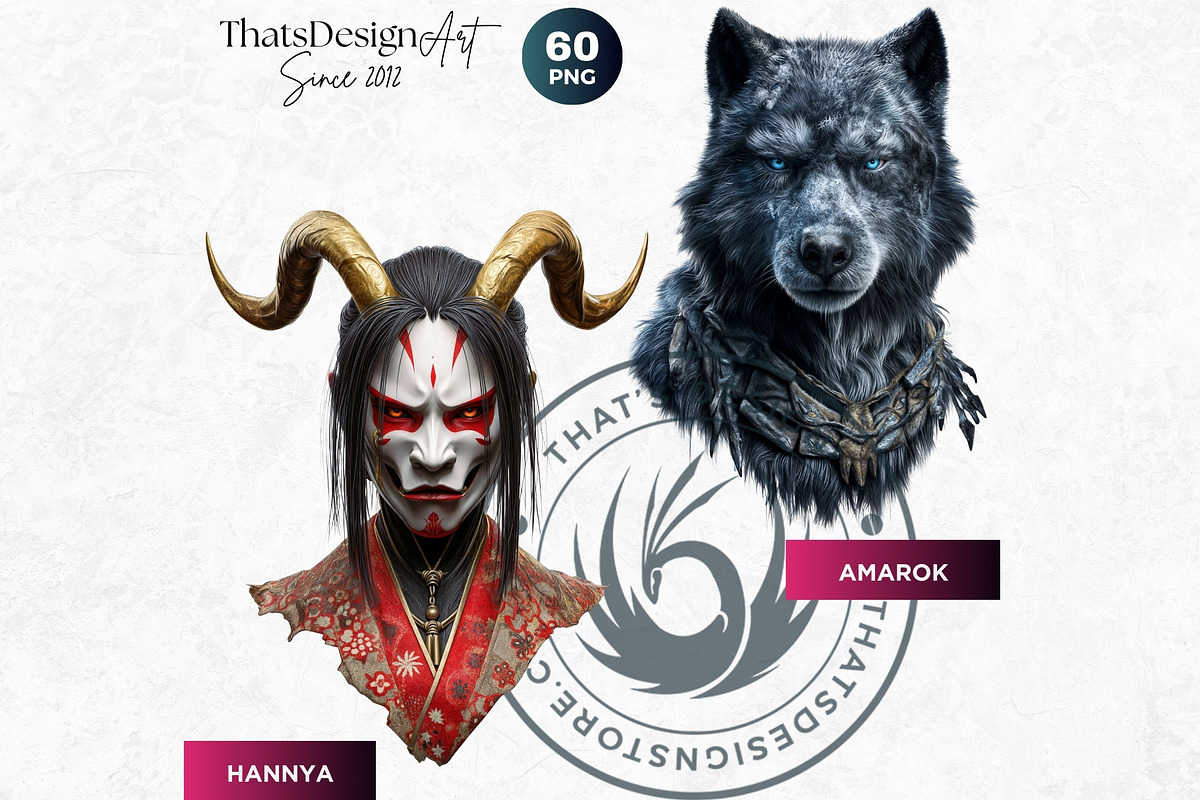 Creatures of Folklore Clipart Set, a Person Illustration by ThatsDesignArt (Photo 9 of 10)
