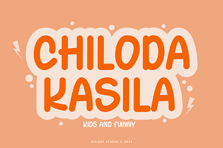 Chiloda Kasila - Kids Font, a Sans Serif Font by Iqsiart Studio