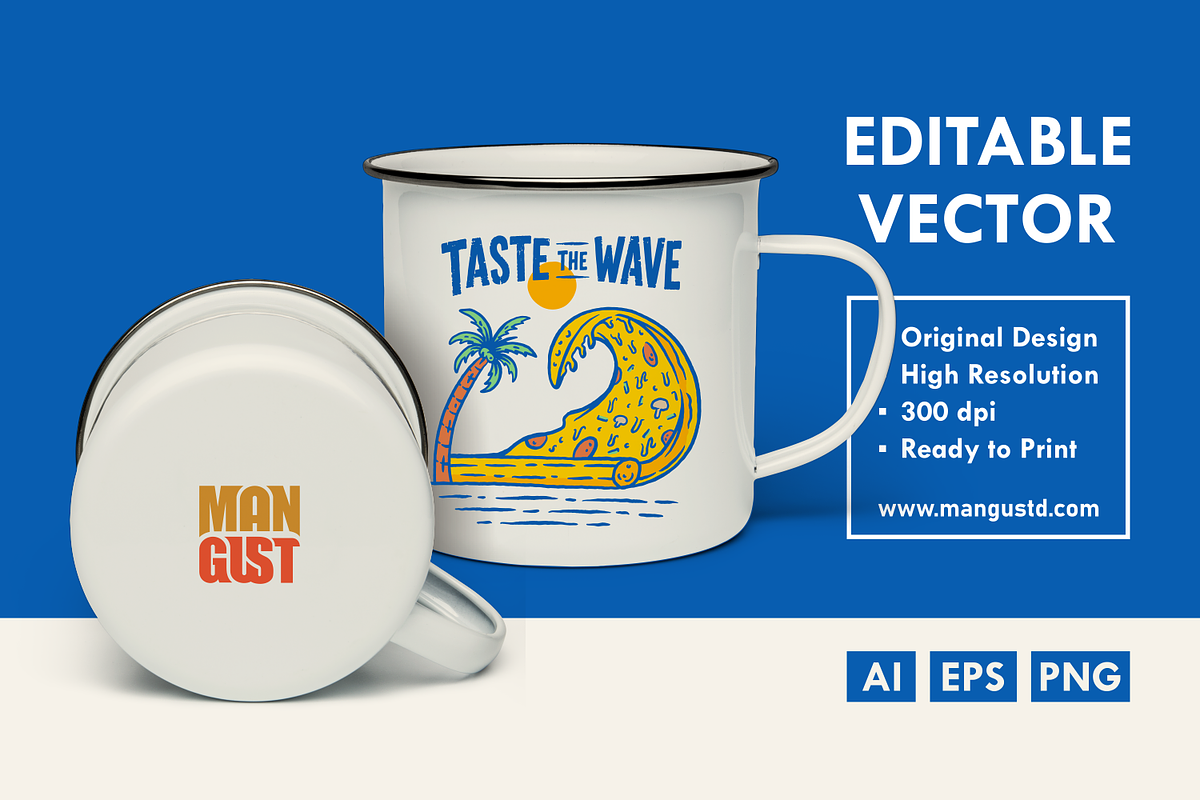 Taste the Wave, a Food Illustration by Mangustudio (Photo 3 of 3)