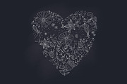 Set of hand drawn floral elements, an Object Graphic by Blue Ink Studio (Thumbnail 2 of 4)