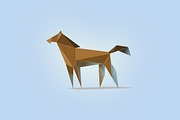 Set of vector polygonal animals, an Object Graphic by lemonoff (Thumbnail 5 of 7)