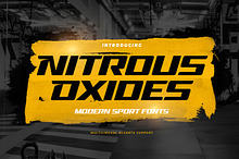 Nitrous Oxides – Modern Sport Fonts