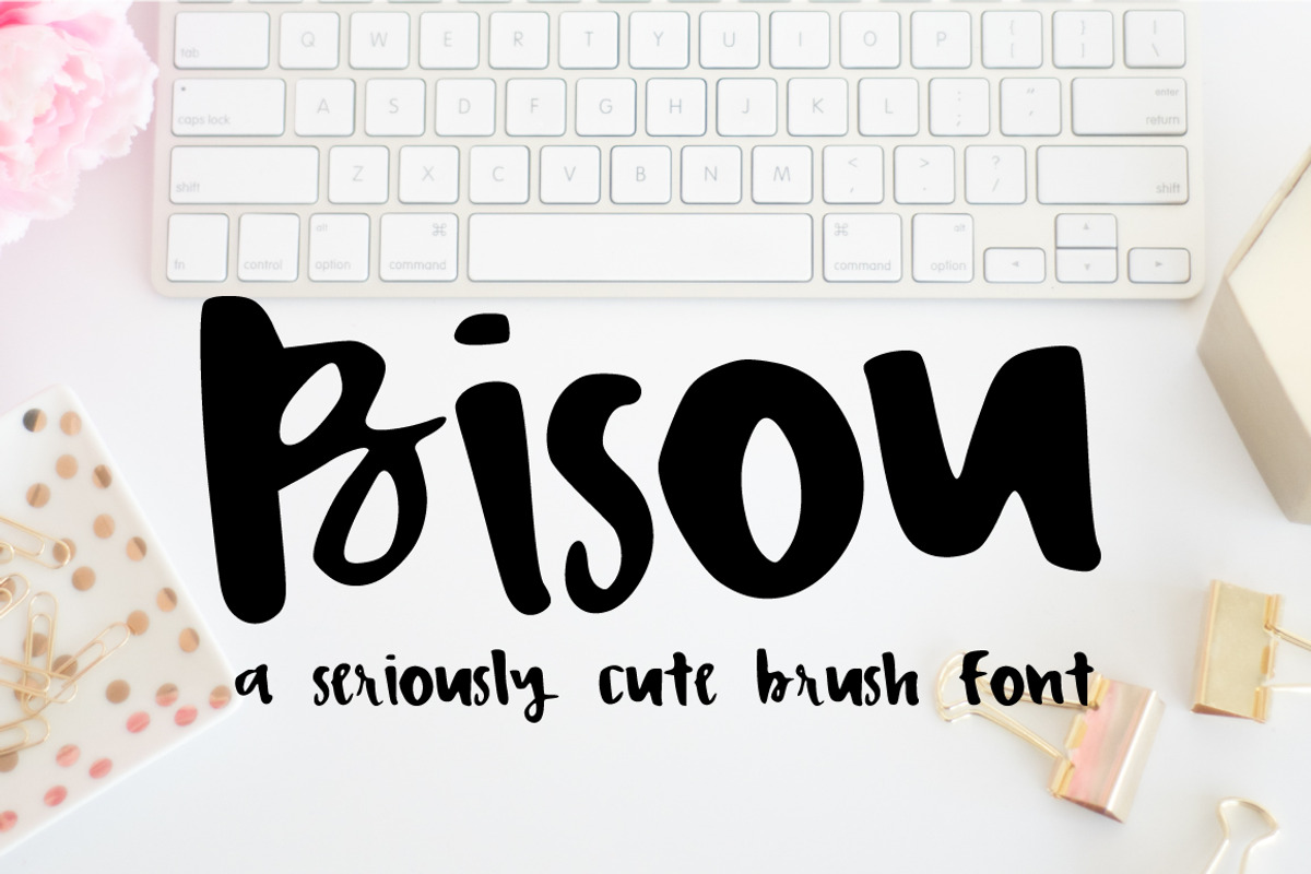 Bisou Script Handwritten Brush Font