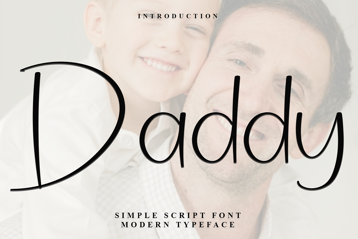 Daddy, a Handwritten Font by InermediaSTUDIO (Photo 1 of 8)