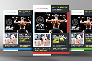 20 Health & Fitness Flyers Bundle