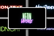 Neon Text Effect After Effect, a Social Media Template by Loin Studio (Thumbnail 1 of 3)