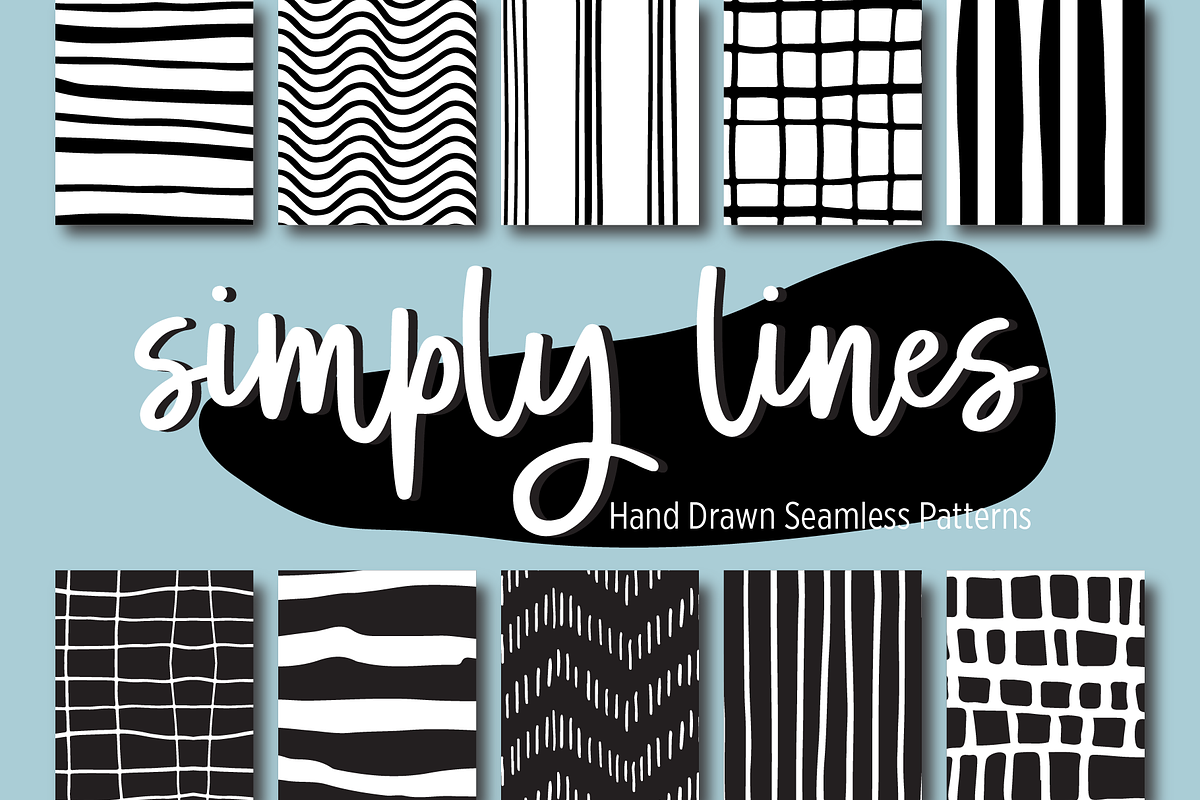 Simply Lines, a Pattern Graphic by Suphansa (Photo 1 of 9)