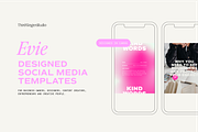 EVIE | Canva Social Media Templates, a Social Media Template by Third Ginger Studio (Thumbnail 6 of 8)