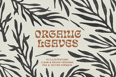Organic Leaves Illustrations