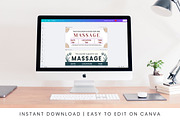 Massage Gift Certificate Canva PDF, a Card Template by Snapybiz (Thumbnail 5 of 10)