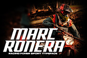 Racing Foner Regular Font Series, a Font by Multype Studio (Thumbnail 4 of 9)